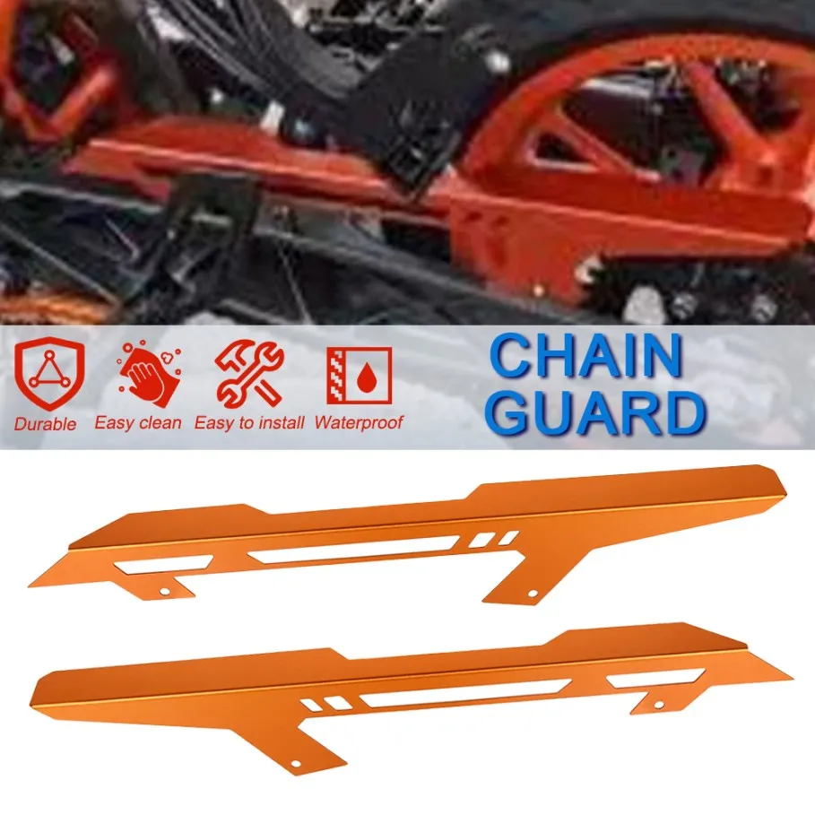 

2015 2014 Motorcycle Chain Guard Cover For DUKE125 200 390 Duke 2011-2016 DUKE 125 DUKE200 DUKE390 2013 2012 Protector Aluminum