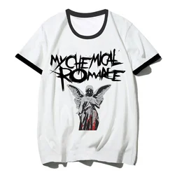 my chemical romance summer top top tees men graphic grunge 2022 casual aesthetic tshirt streetwear