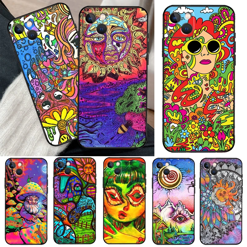 

Hippy Hippie Psychedelic Art Case For Oppo A60 A80 A40 A77 A57 A17 A74 A54 A94 A78 A98 A18 A38 A58 A96 A76 A16 A15 A5 Pro