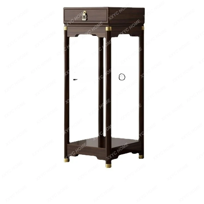 LHousehold Floor-Standing Living Room Fish Tank Indoor Commodity Shelf Decorative Bonsai Rack