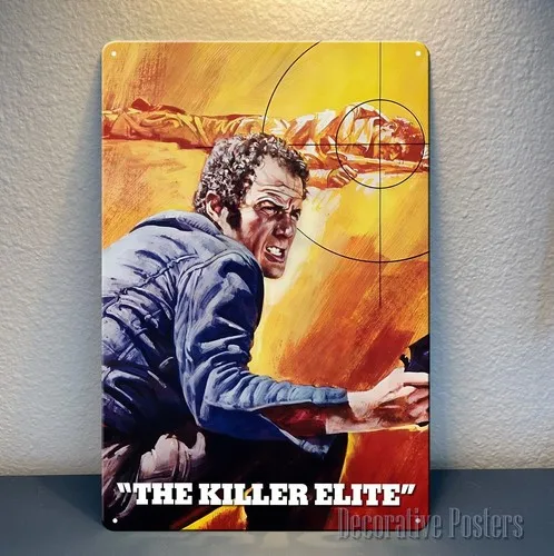The Killer Elite Movie Metal Poster Tin Sign - Collectable Plate