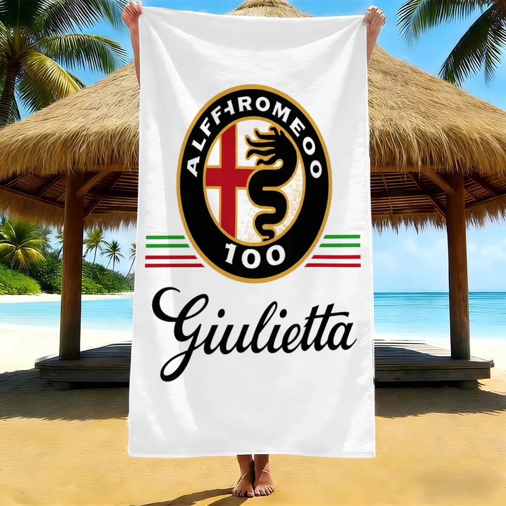 Beach Towel 80x160cm Summer Vacation Bath Towel Tropical Boho Style Customized Name Beachwear Gift