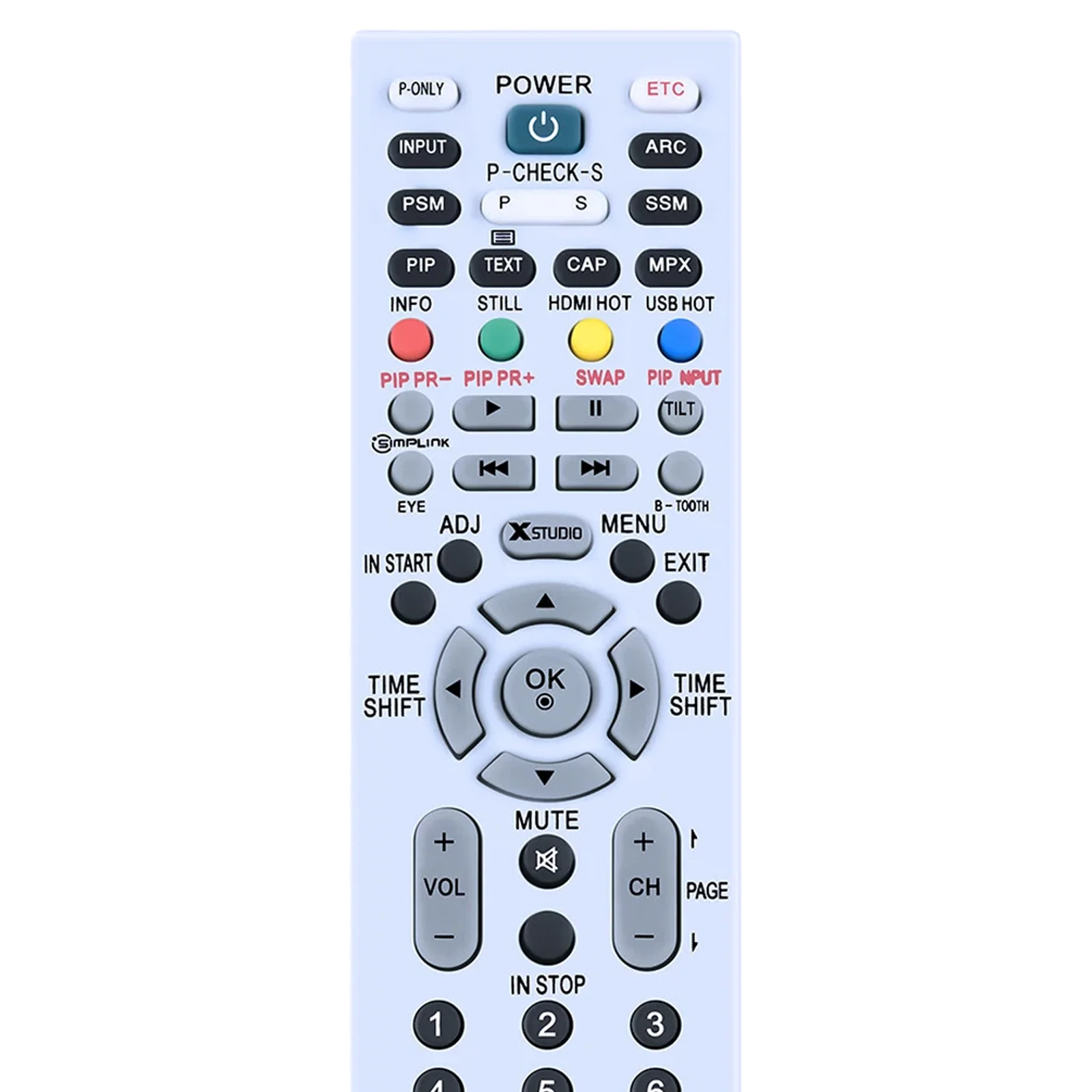 Zapasowy pilot MKJ39170828, kompatybilny z telewizorami LCD i LED marki LG. — zdjęcie produktu 2