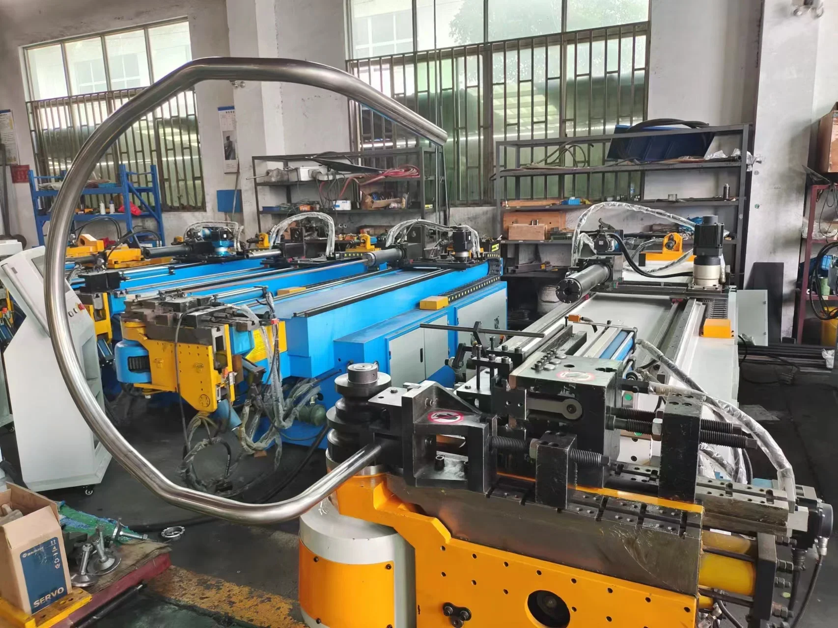 # for DW63CNC  4A-2SV 4 Axis 2 Stacks Automatic Pipe and Tube Profile  Bending Machine Chairs Desks Furniture Manufacturing