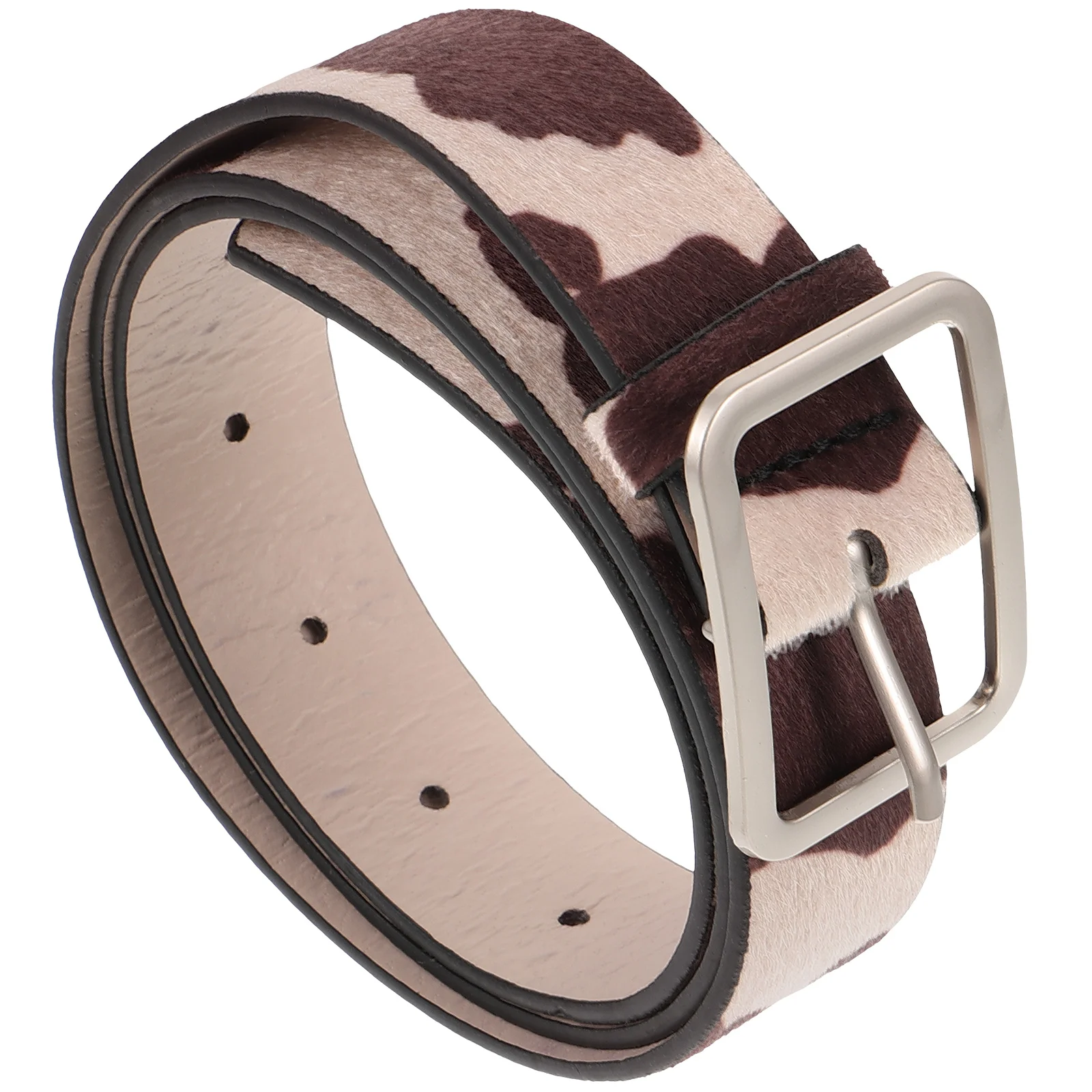 

Fashion Vintage Cow Pu Belt Mujeres Imitation Ladies Cowgirl for Women