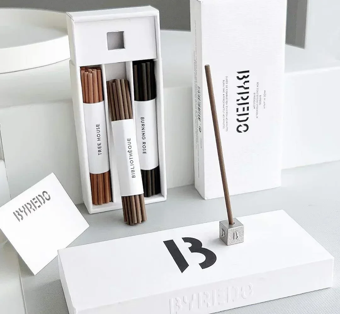 Byredo 60pcs Incense Sticks Trois Encens Gift Set Bibliothèque