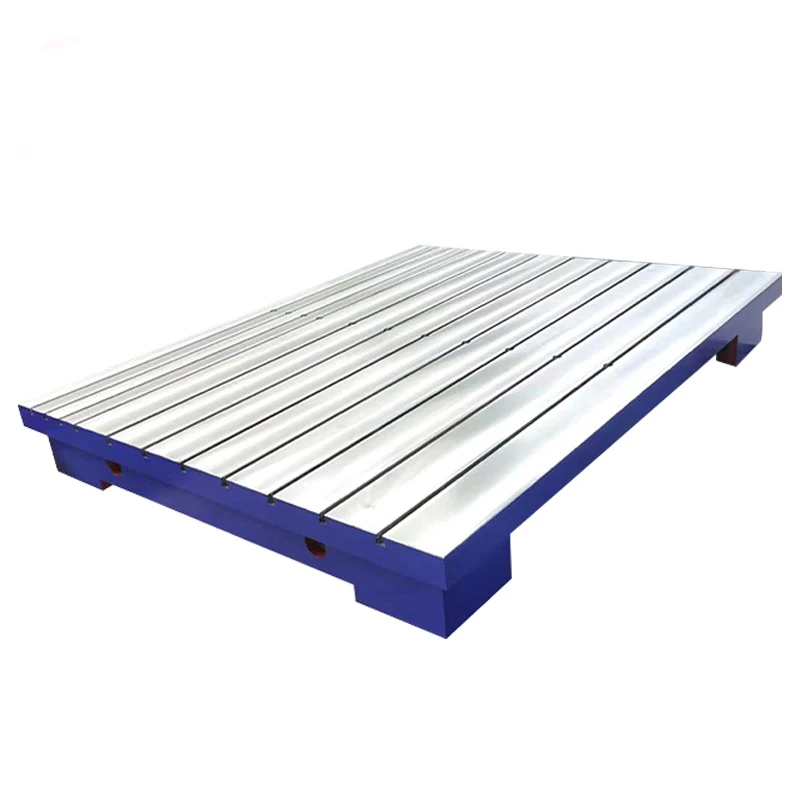

Heavy Duty HT200-300 Cast Iron Surface Plate Large Platform Marking Plate T-Slot Floor Welding Assembly ISO/CE Certified 0~3