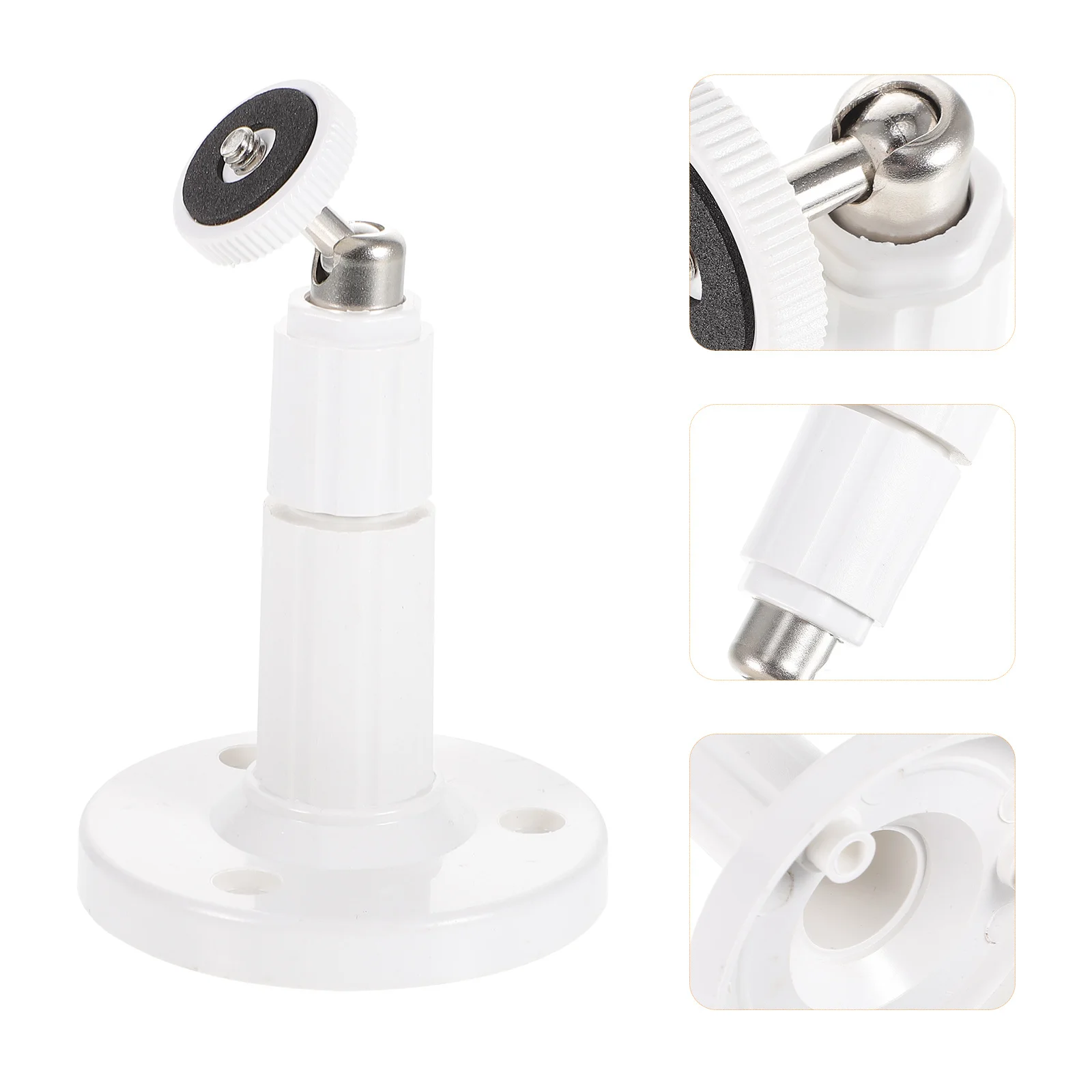 

Adjustable Ball Head Wall Mount Bracket Security System Support Rust Resistant Compact for Indoor Outdoor