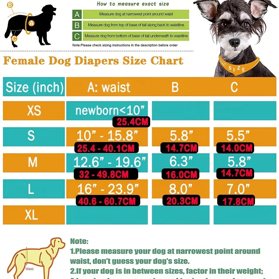 Cartoon Print Pet Female Dog Diaper Reusable Nappy Belly Band Wrap Pee Pant Washable Sanitary Shorts Panties for Puppy Training