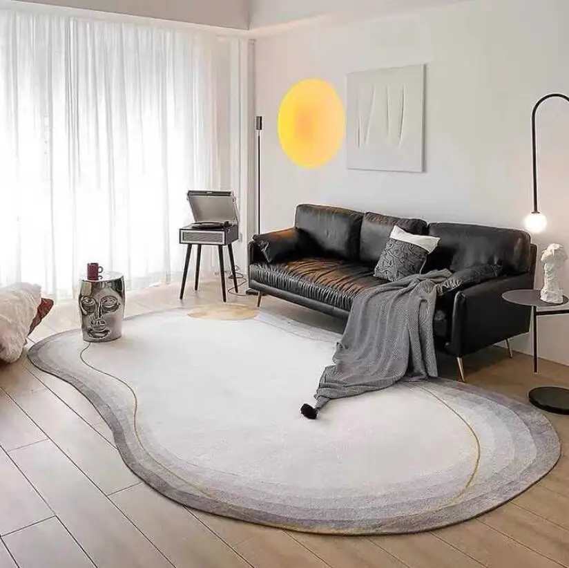 

Modern Irregular Carpet For Living Room Sofa Coffee Table Floor Mat Bedroom Bedside Carpet Large Lounge Rug Home Decor Mat Tapis