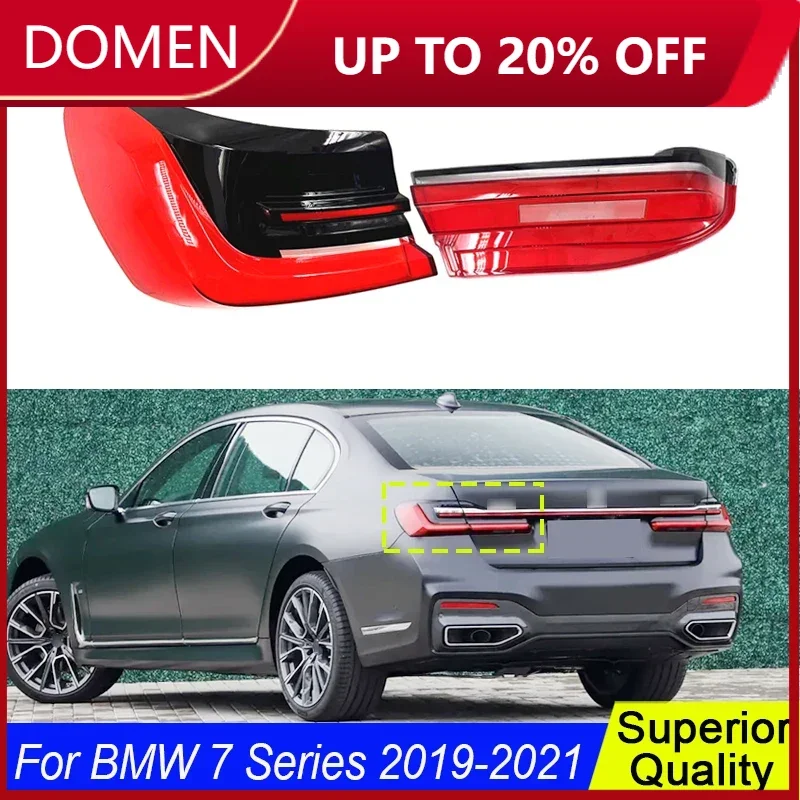 For BMW 7 Series G11 G12 2019 2020 2021 Rear Taillight Shell Brake lights Shell Replacement Auto Rear Shell Cover