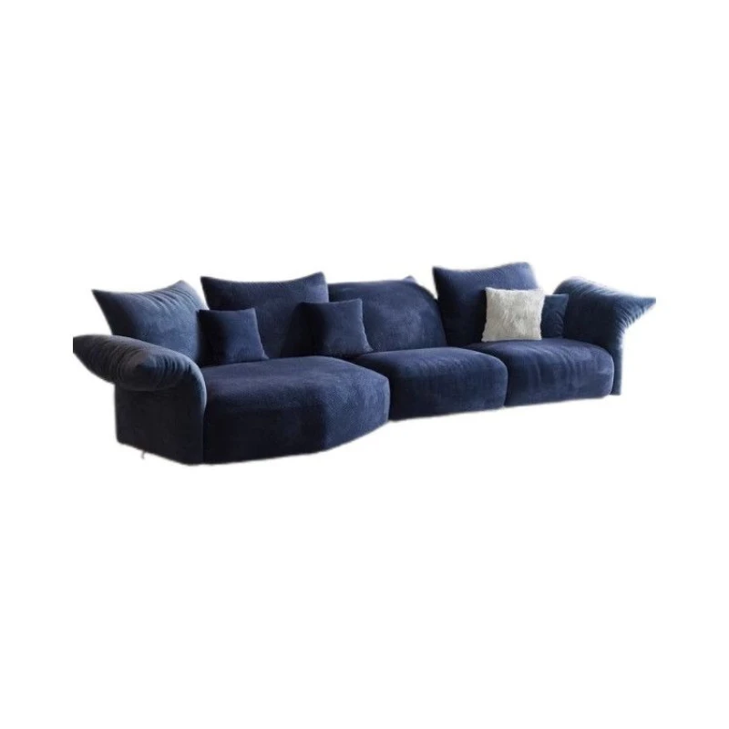 

Fabric curved chenille large apartment special-shaped home sofa