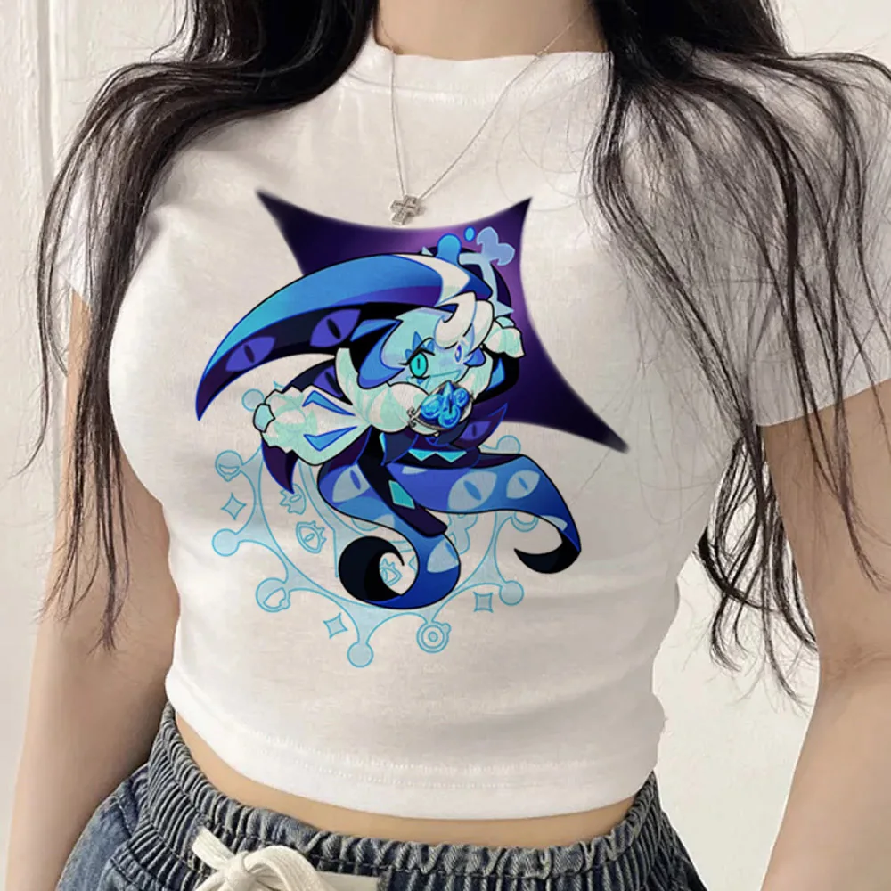 Shadow Milk Cookie crop top female cutecore y2k cute grunge t shirt baddie summer 2000s meme cutecore