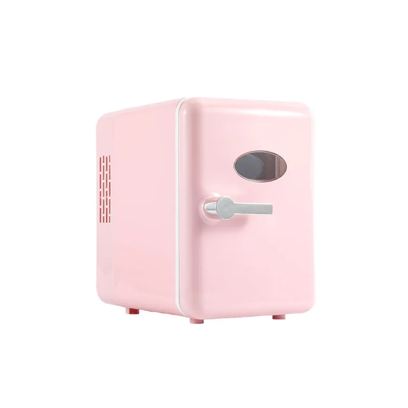 New Arrival 4L Dual Purpose Cosmetic Fridge Semiconductor Small Refrigerator Car Home Outdoor Portable Beauty Fridge view 6