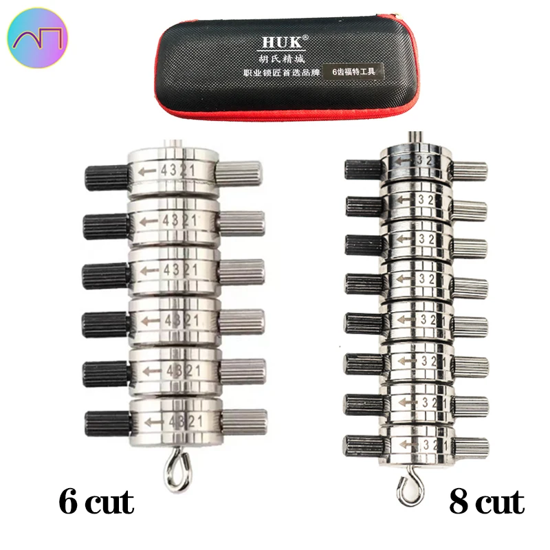 

original HUK 6 Cut Premium Tibbe HUK FO21 Premium for ford Pick and Decoder Tibbe Locksmith Tools for Ford