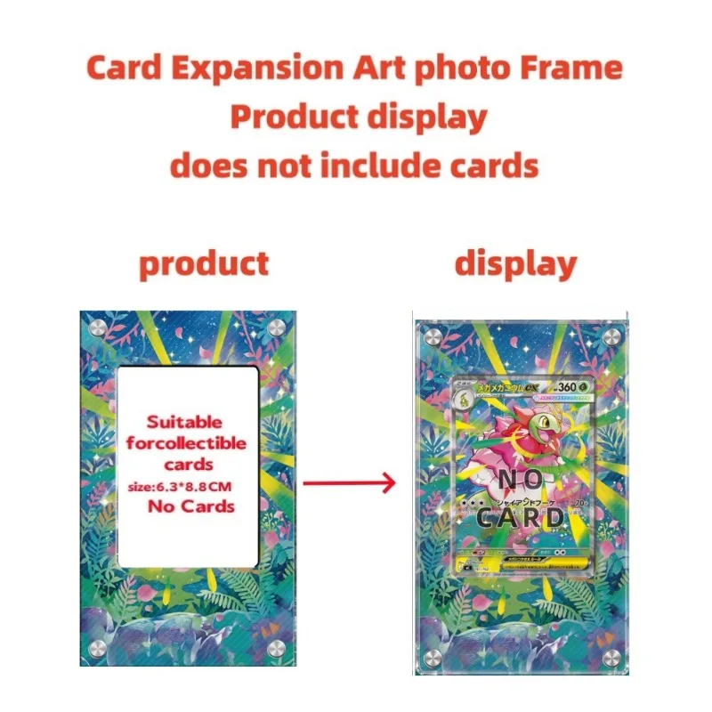 High-definition Printed Trading Card Collection Box Three-layer Acrylic Desktop Display Stand Dustproof and Wear-resistant