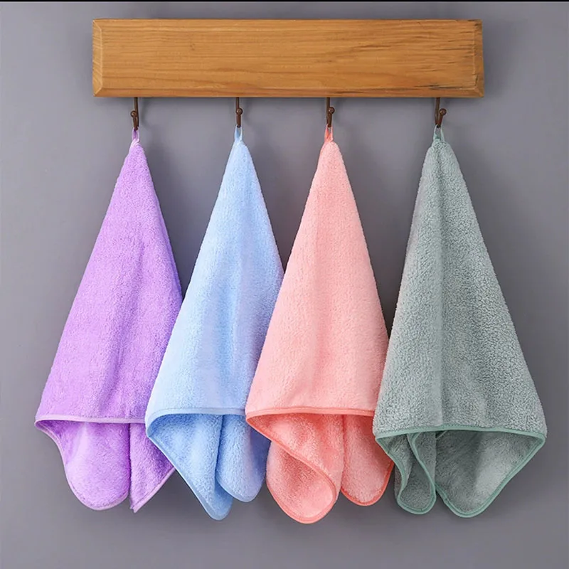 Ręcznik do twarzy Superfine Microfiber Absorbent High-density Coral Fleece Towel Quick Dry Clean Face Soft Absorbent Towel Hook Up