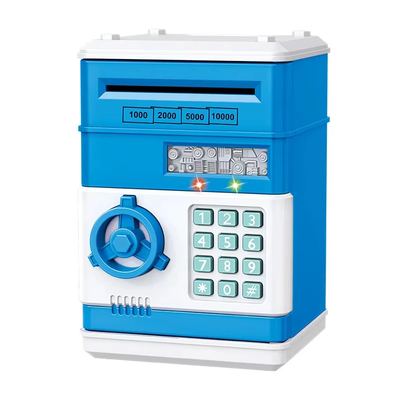 

Pretend Play Creative Bank Automatic Mini Safe Coins Cash Saving Password Counter Code Lock Piggy Bank Kids Money Banking Toys