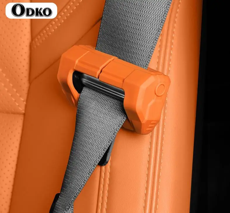 Car Silicone Safety Belt Buckle Covers Seat Clip Frame For Subaru XV Forester BRZ Outback Legacy Interior Accessories
