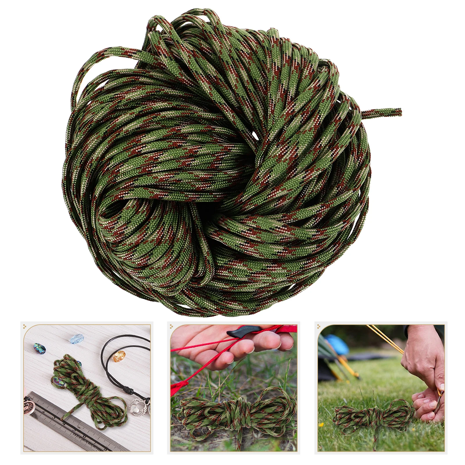 

Mountaineering Survival Rope Tent Camping Multifunctional Hanging Handmade Woven Canopy Ropes Tool