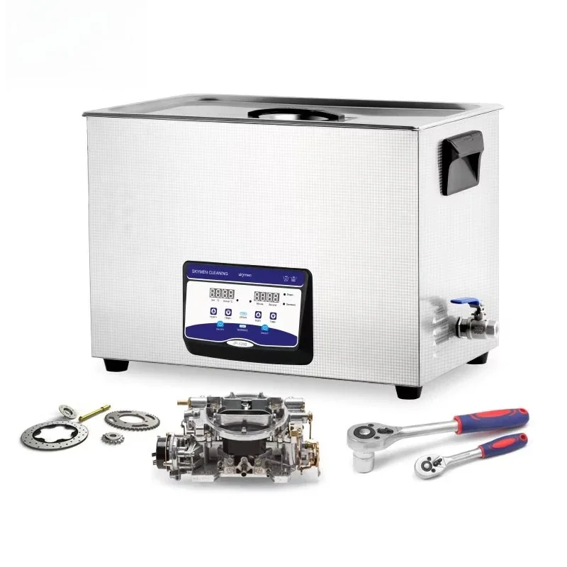 Small Ultrasonic Cleaning Machine, Multi-purpose Cleaner for Glasses, Jewelry, PCB, Dental Tools and Industrial Nozzles