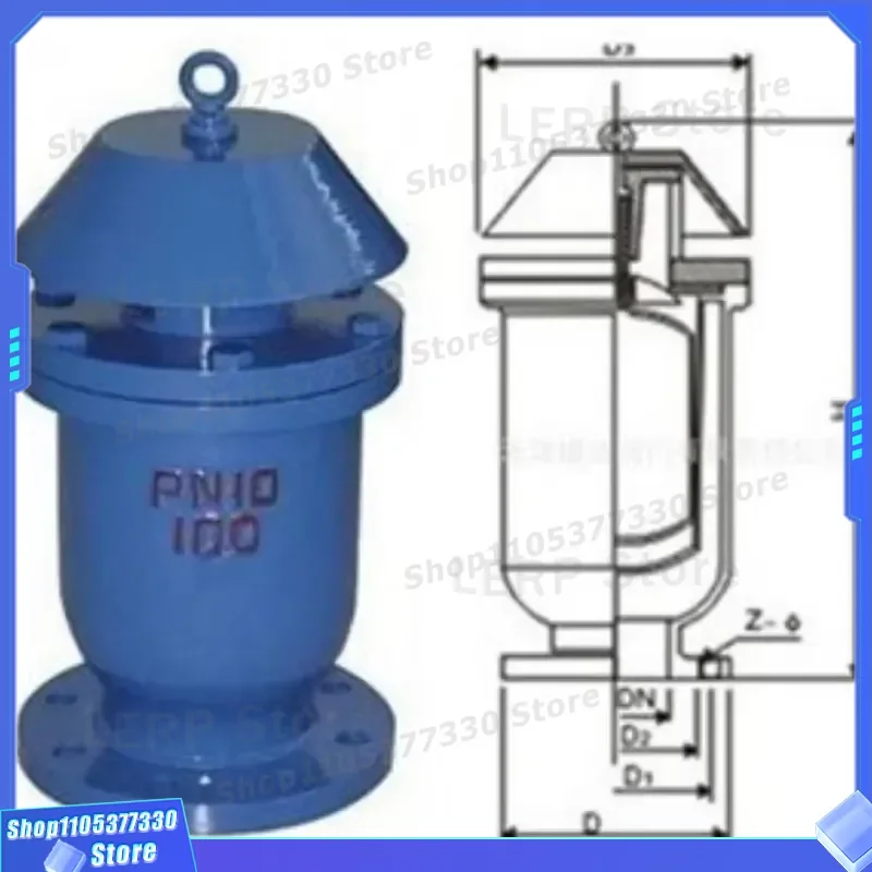 Manual Exhaust Valve Ductile Iron Single Ball 1/2 Inch Port Size Industrial Pipe Fitting Factory Direct Supply High Quality
