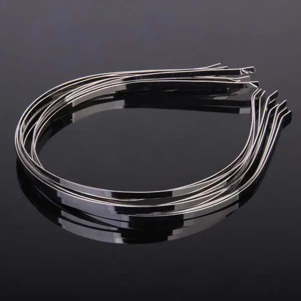 10Pcs Wholesale Lots Stainless Steel Headbands Hair Band DIY Accessories 3/7mm