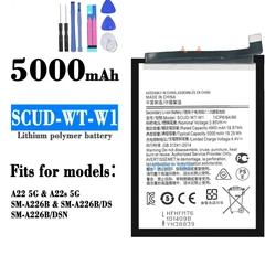 For Samsung A22 5G/A22s 5G SCUD-WT-W1 original battery, mobile phone battery replacement, send tools