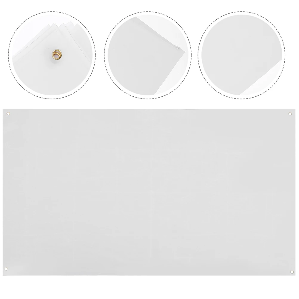 

1pc White Blank Banner For Photography Background Diy Hanging Decor Multi-Purpose Studio Wedding Party Photography White Cloth