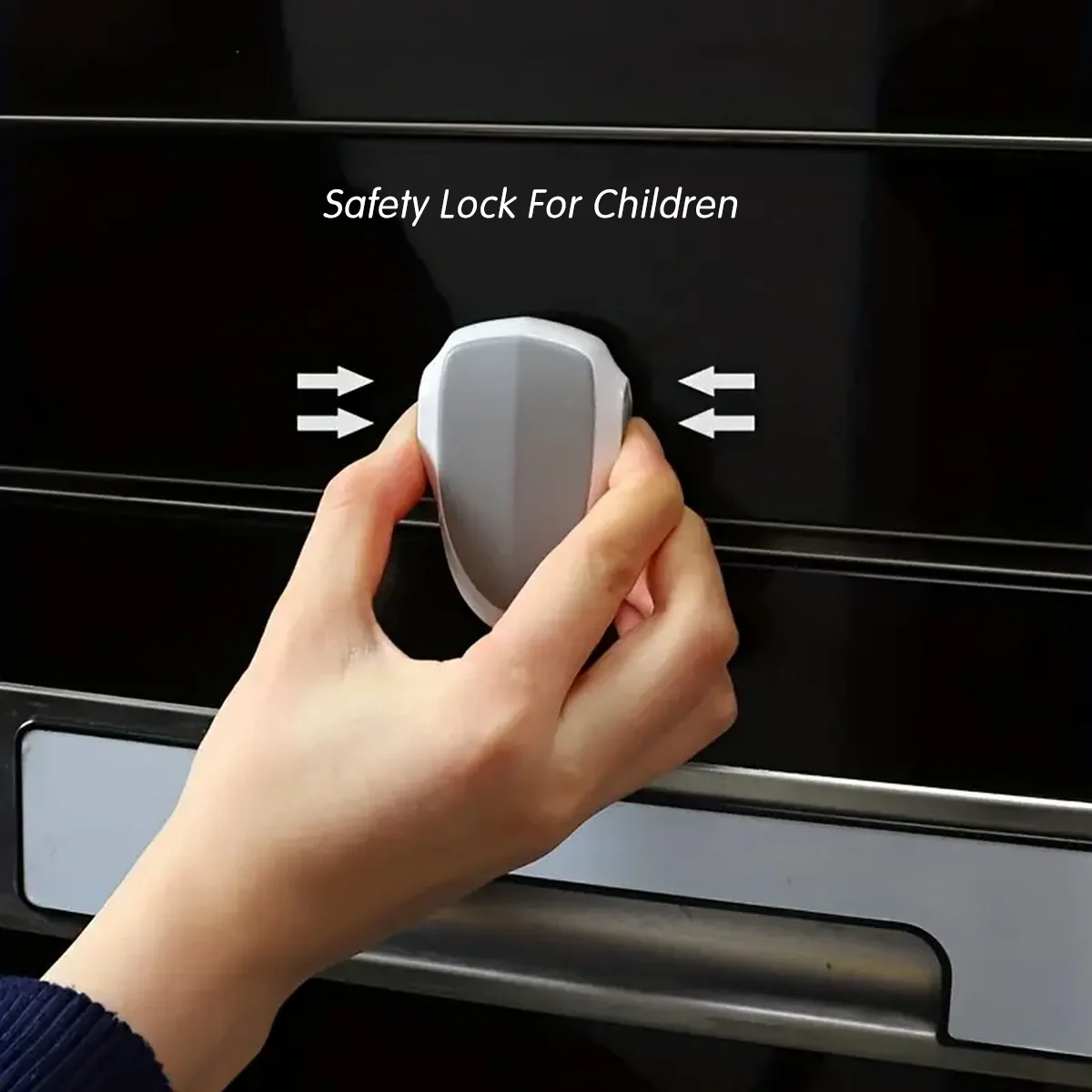 

Baby Child Safety Lock for Microwave Oven Anti-Scald Protection Prevents Steamer Opening - Child Security Oven Lock