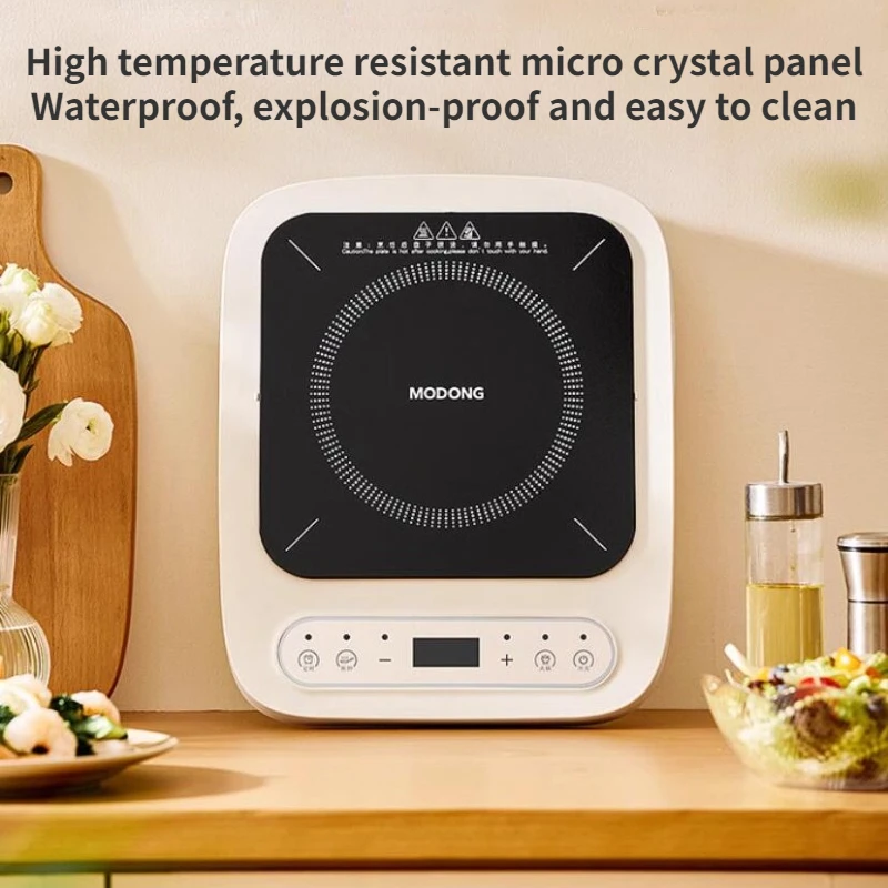 Estufa eléctrica de cerámica multifuncional para el hogar, olla caliente de alta potencia de 2200W, Cocina de Inducción, Mini caldera de té