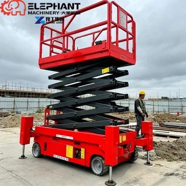 Crawler Tracked Aerial Work Platform, Self-Propelled Scissor Lift, Electric Lifting Platform