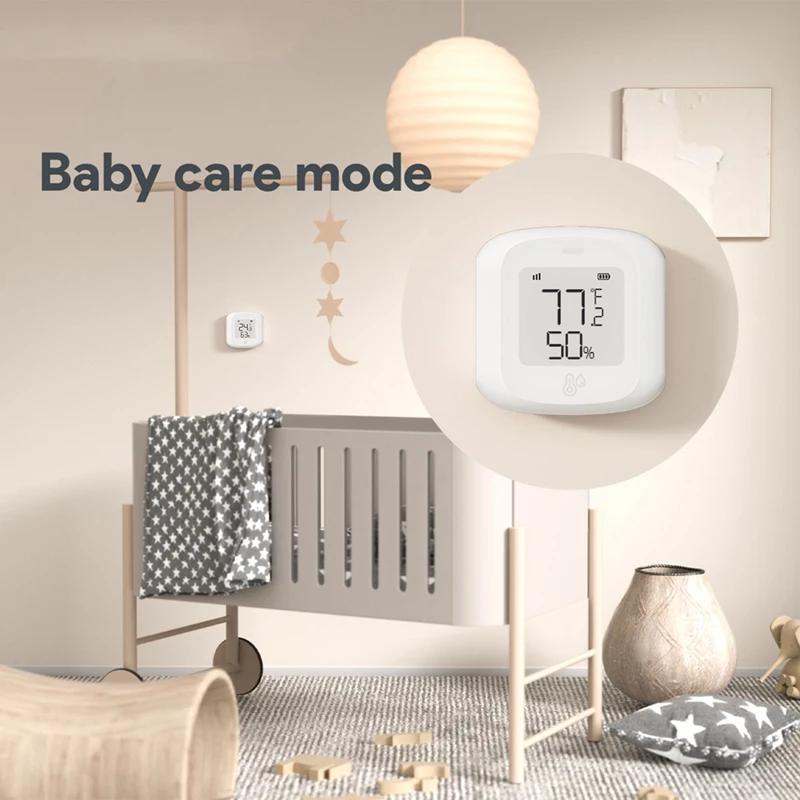 Tuya Smart Wifi Temperature Humidity Sensor Indoor Hygrometer Thermometer + LCD Display For Alexa Google Home