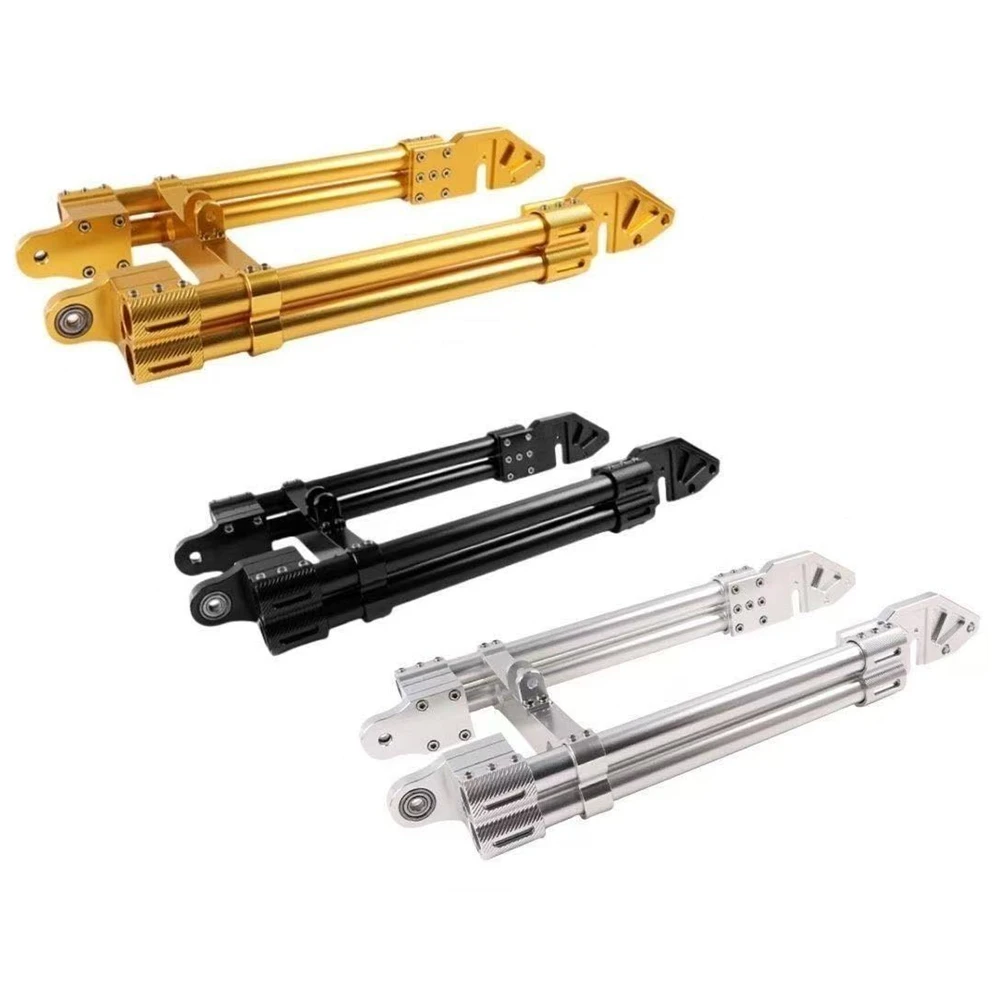 M3 M5 Electric Motorcycle Swing Arm 3D CNC Aluminum Adjustable Double Tube Rear Flat Fork For Monkey M3 M5 M6 Modify Accessories