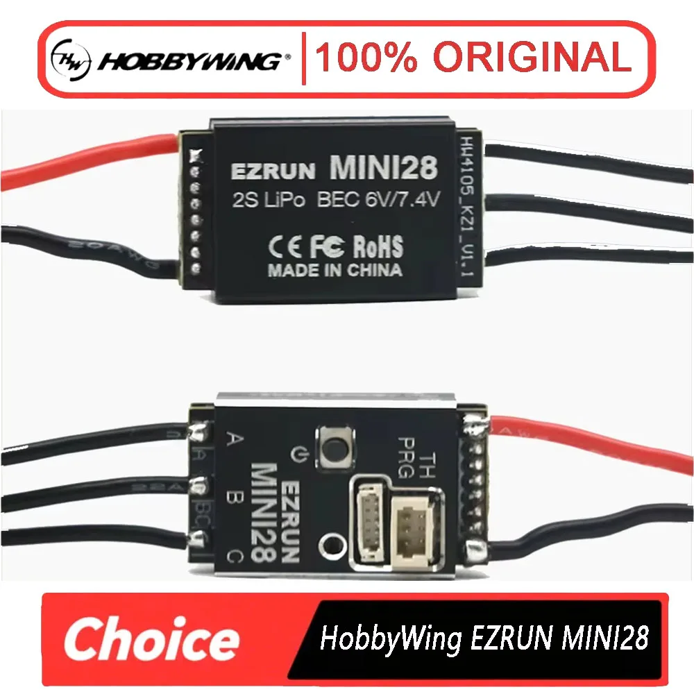 

Hobbywing EZRUN 1626 SD 3500/5000/6500KV бесщеточный двигатель с датчиком и регулятором скорости MINI28 30A для гоночного/дрифта 1/28 GL