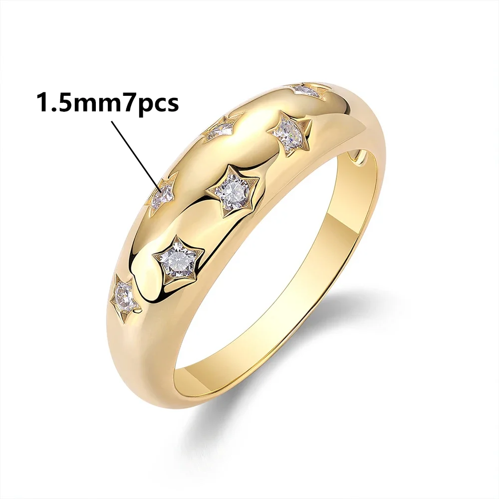 

Оригинальное серебряное кольцо S925 с муассанитом 0,11 карата для романтического повседневного ношения, юбилейное ювелирное изделие на день рождения, подарок