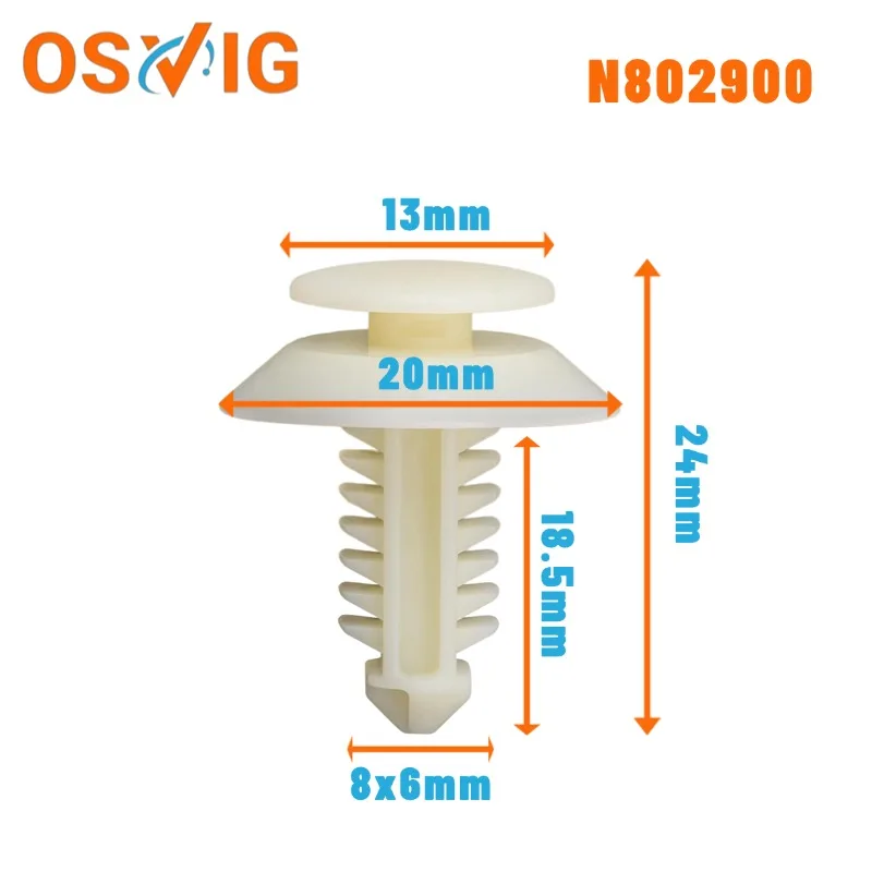 

20PCS N802900 Door Panel Retainer Clip Adapter