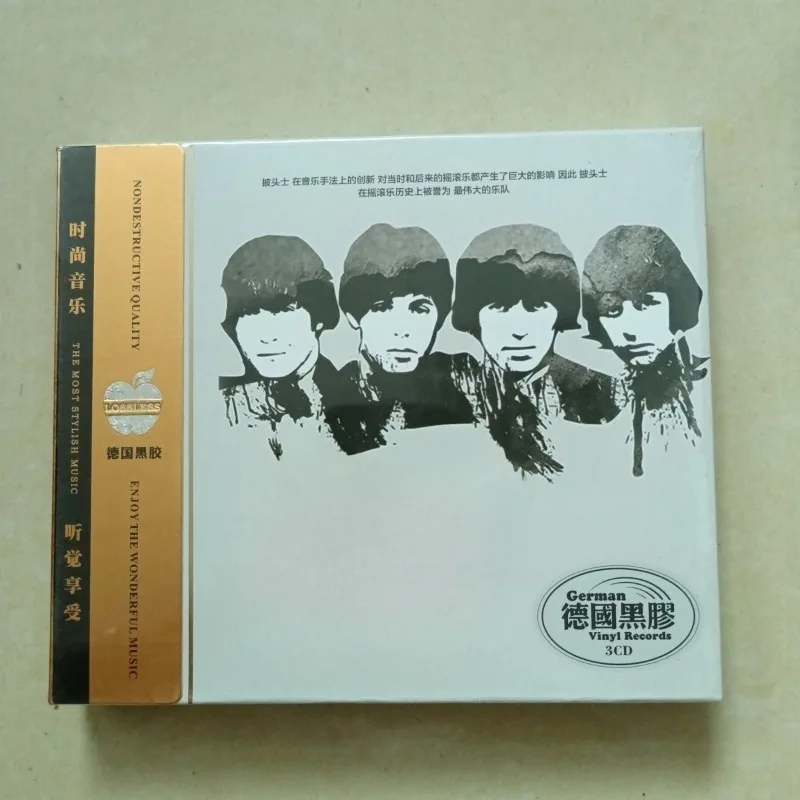 Lossless vinyl records and car CDs of classic European and American rock music
