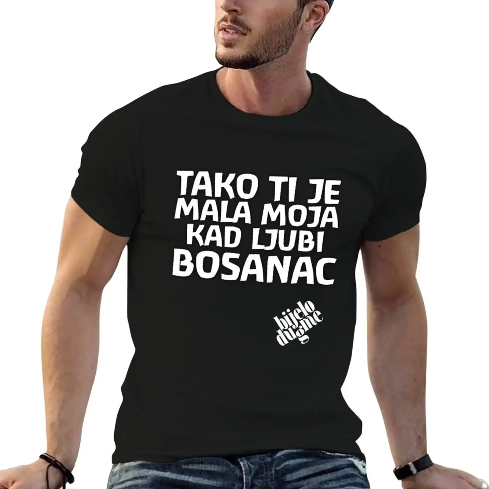 Bosanac Bijelo dugme T-Shirt customizeds boys whites custom shirt sweat oversized t shirt men