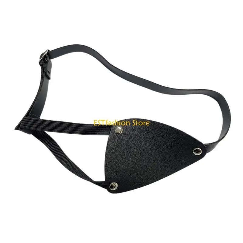 Y5GC Steampunk Medievals Knights Pirate Eye Patches Eye Mask Leather Eye Patches Halloween Cosplay Costume Accessories