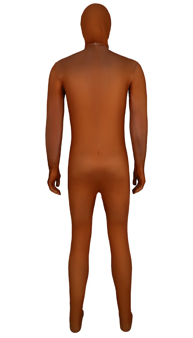 Tung Tung Tung Sahur Cosplay Costume Full Body Zentai Suit Viral Meme Character Jumpsuit With Mask Halloween Party Outfit - view 3