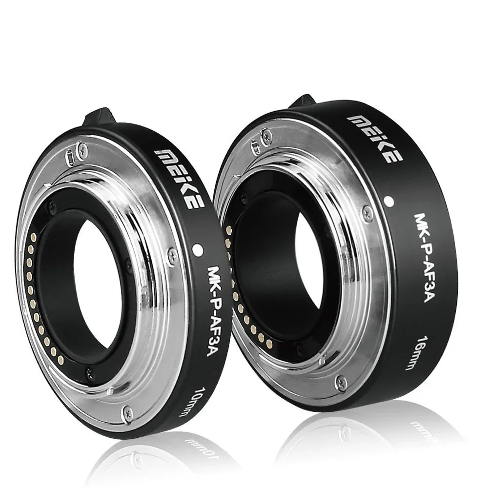 Meike MK-P-AF3A ماكرو التركيز التلقائي تمديد أنبوب الدائري AF لباناسونيك أوليمبوس M43 كاميرات مايكرو بدون مرآة