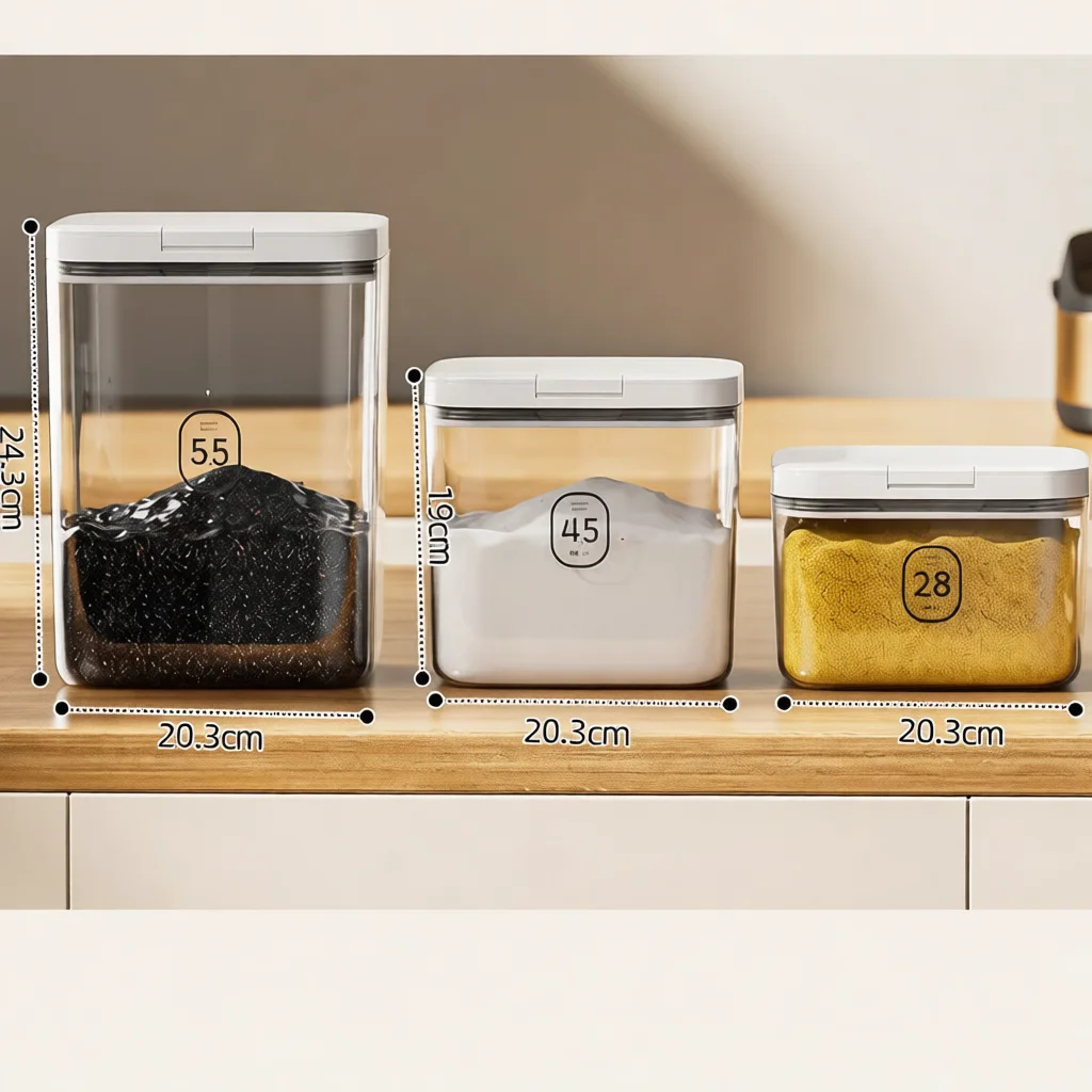 Mutfak Gıda Saklama Kabı Hava - Kitchen Baking Storage Containers incelemesi ve fiyatı