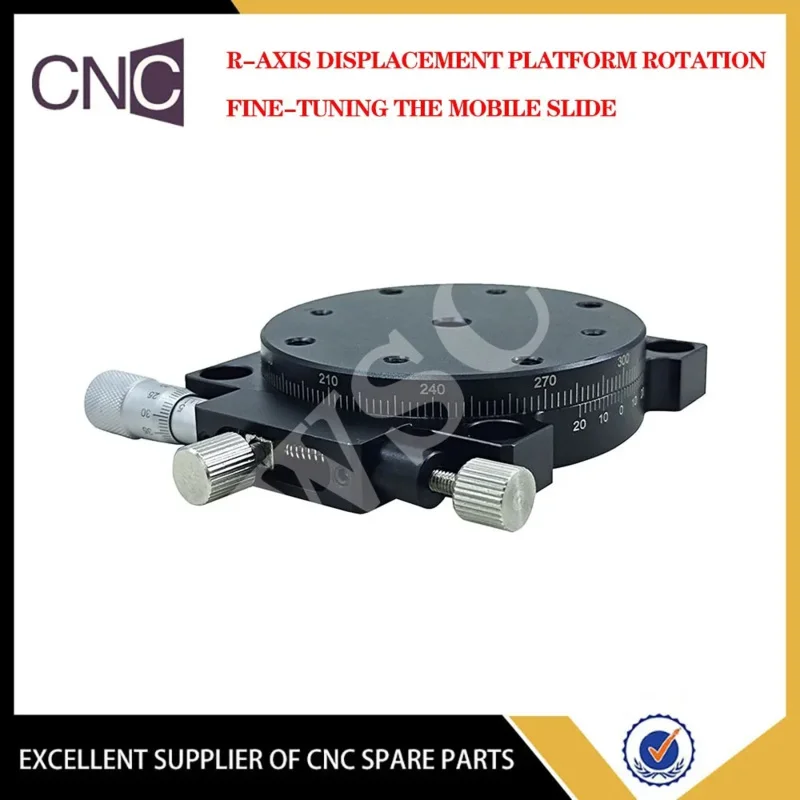 

R-axis 360 rotary slide table manual precision fine-tuning platform angle displacement adjustment indexing plate RSP60