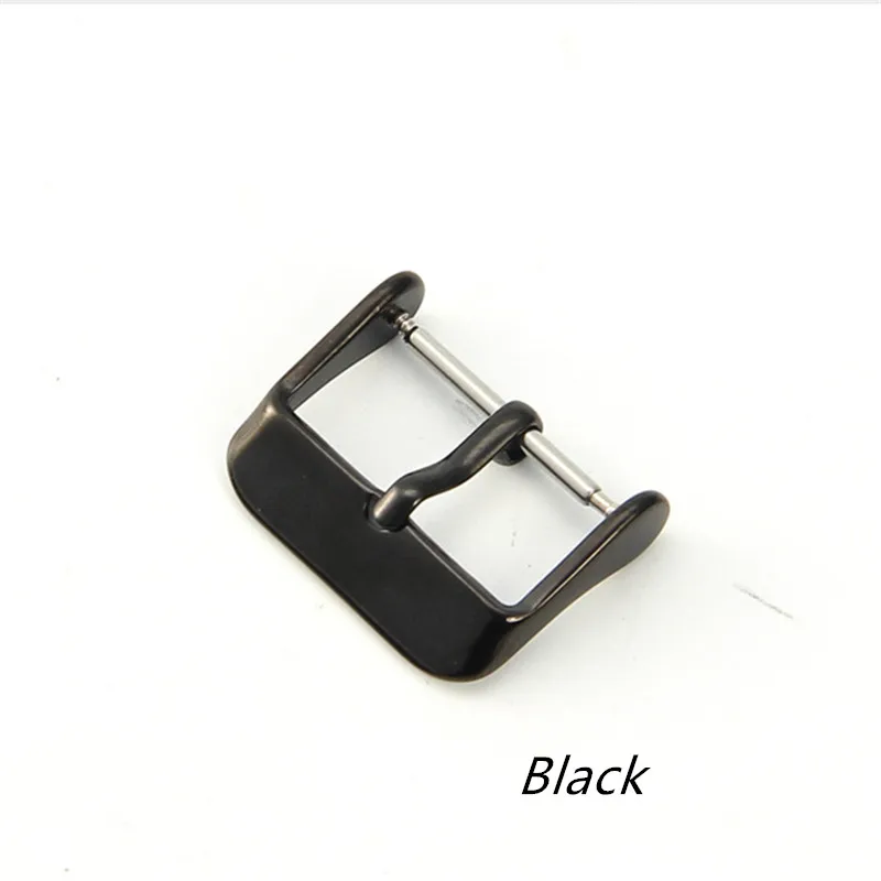 Chiusura per orologio in acciaio inossidabile fibbia ad ago uomo donna accessori per cinturino fibbia ad ardiglione 8mm 10mm 12mm 14mm 16mm 18mm 20mm 22mm