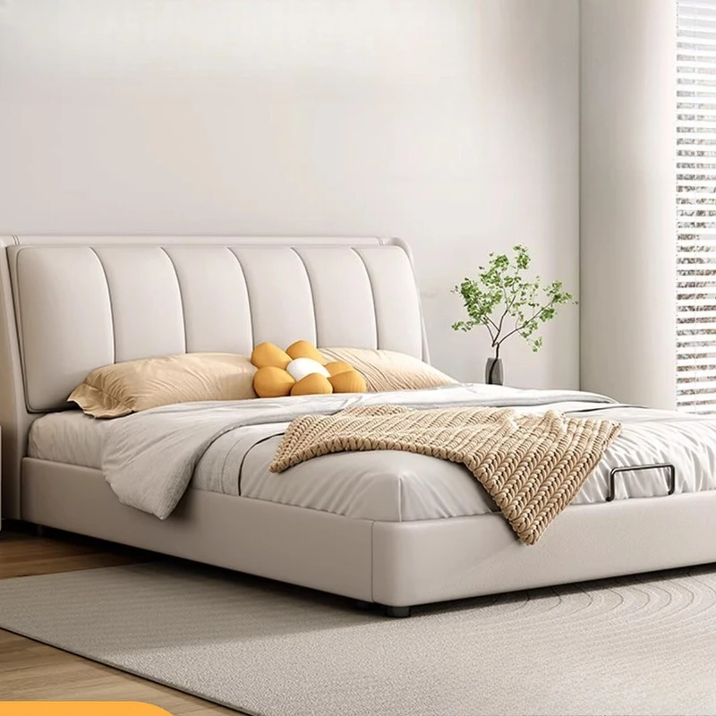 

Modern Double Bed European Simple Single Queen Baby Design Headboards Bed Luxury Bedroom Letto Matrimoniale Unique Furniture