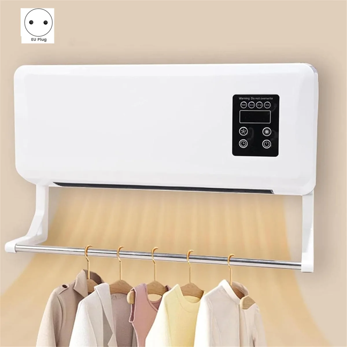 Cooling and Heating Dual-Purpose Heater Household Wall-Mounted Electric Heater Small Air Conditioner EU Plug