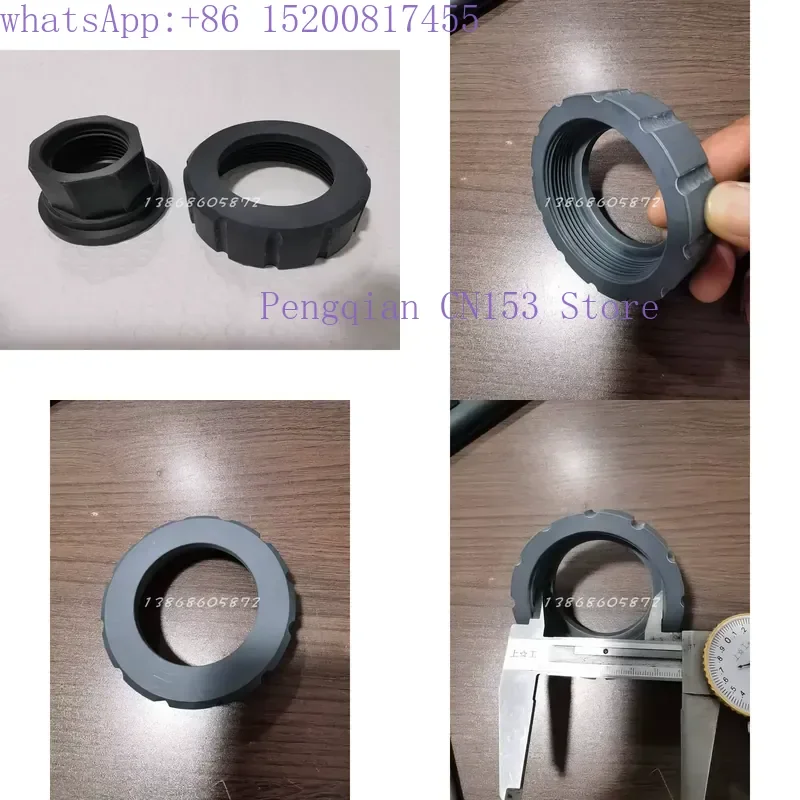 1pcs PU/LSA GLM Mechanical Diaphragm Metering Pump Bonnet and Pipe Lock Nut Flexible DM5 Check Valve for Passfida