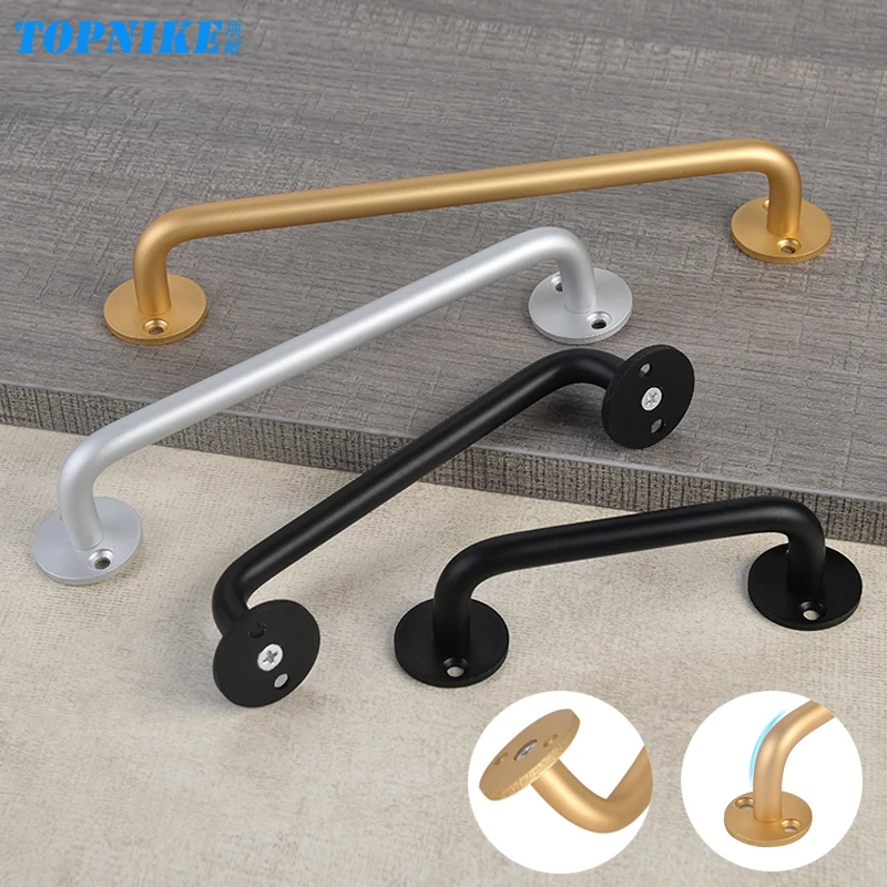 

Punch-free sliding door handle Furniture Door Handles Bedroom Wardrobe Pulls Home Furniture Hardware Door Knobs