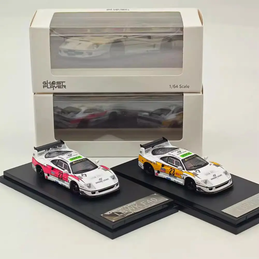 Diecast 1:64 Scale Ghost Player Ferrari F40 #23 LBWK Alloy Car Model